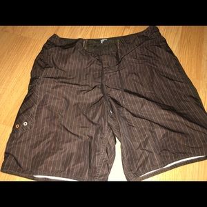 Quicksilver swim trunks board shorts men 36 EUC